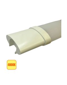 Tubo LED Prismatico 18W 60cm IP65 Plafoniera Non Raccordabile - 4000K