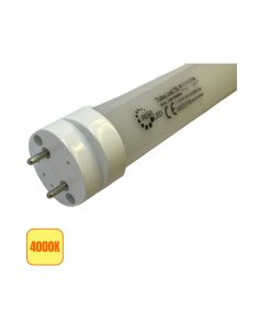 Tubo LED T8 14W 90cm Alimentazione Bilaterale Cover Opaca - 4000K
