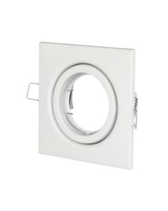 Portafaretto Orientabile Quadrato GU10/MR16 Incasso VT-7227-3472