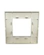 Placca 2 Posti Grigio Chiaro Compatibile Vimar Plana - Tot Electric