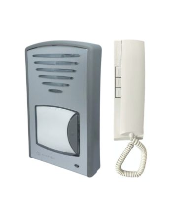 Kit Citofono 2 Fili 1CKDS con Pulsantiera e Alimentatore - Farfisa