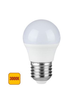 Lampadina LED Chip Samsung E27 6.5W G45 Luce Calda 3000K 600lm - V-Tac