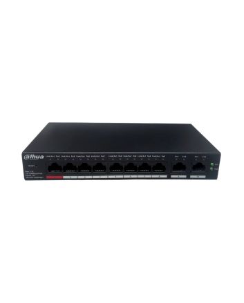 Switch Desktop a 10 Porte Gestito via Cloud con 8 Porte PoE - Dahua