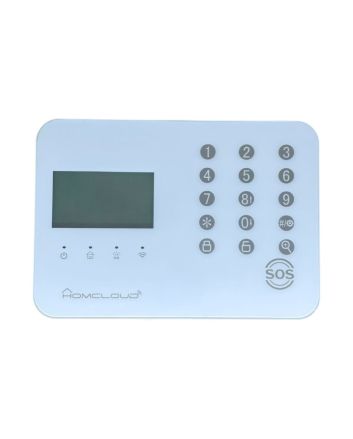 Kit Antifurto Smart Wi-Fi 2.4Ghz + GSM 10P con Sirena 90dB - HomCloud