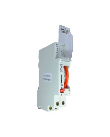 Interruttore Orario Meccanico Giornaliero 1DIN 16A IP20 - Tecnoswitch
