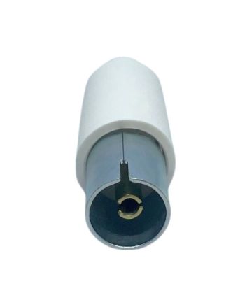 Presa TV Coassiale 9,5mm Cappuccio Corto 75 Ohm Bianca FG22012 - FAEG