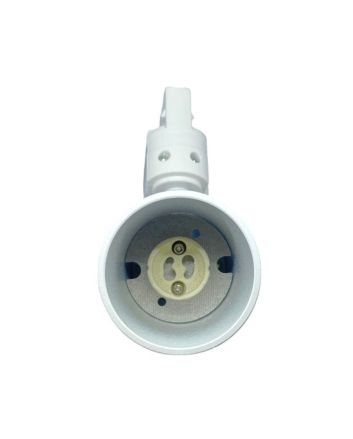 Faretto LED GU10 Bianco Ø56mm per Binario Trifase - Intec