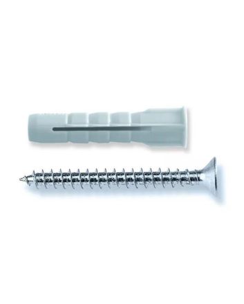 Secchiello 250 Tasselli Ø6mm + 250 Viti 6x30mm 531386 - Fischer