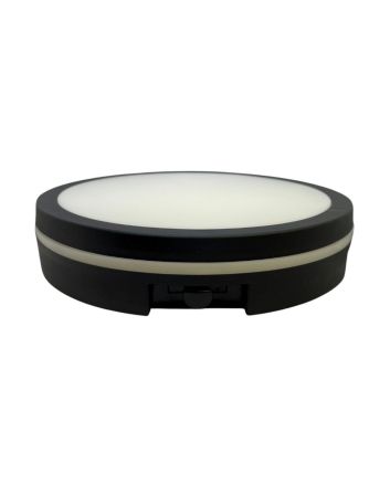 Plafoniera LED 28W Nera "Tita" Ø200mm IP65 3CCT 2800lm - Mondo LED