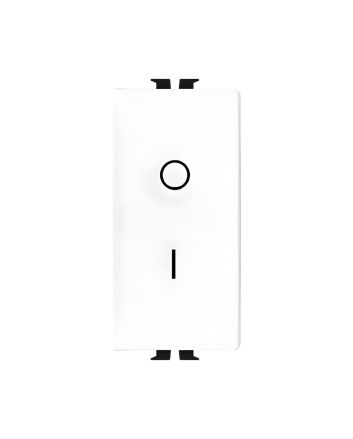 Interruttore Bipolare 16AX 250V TOT-502-B Compatibile Matix Bianco
